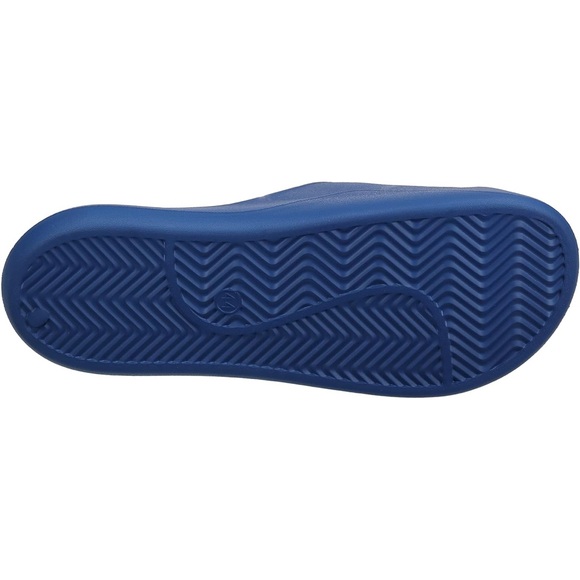 Jack & Jones Molded Logo Blue Casual Slide Sandals - Picture 5 of 9